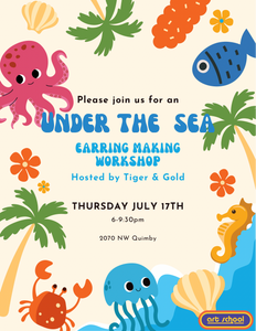Handmade Earring Workshop: Under the Sea!