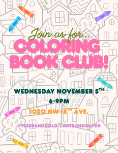 Coloring Book Club!