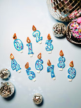 Load image into Gallery viewer, Blue Happy Birthday Candles! PREORDER
