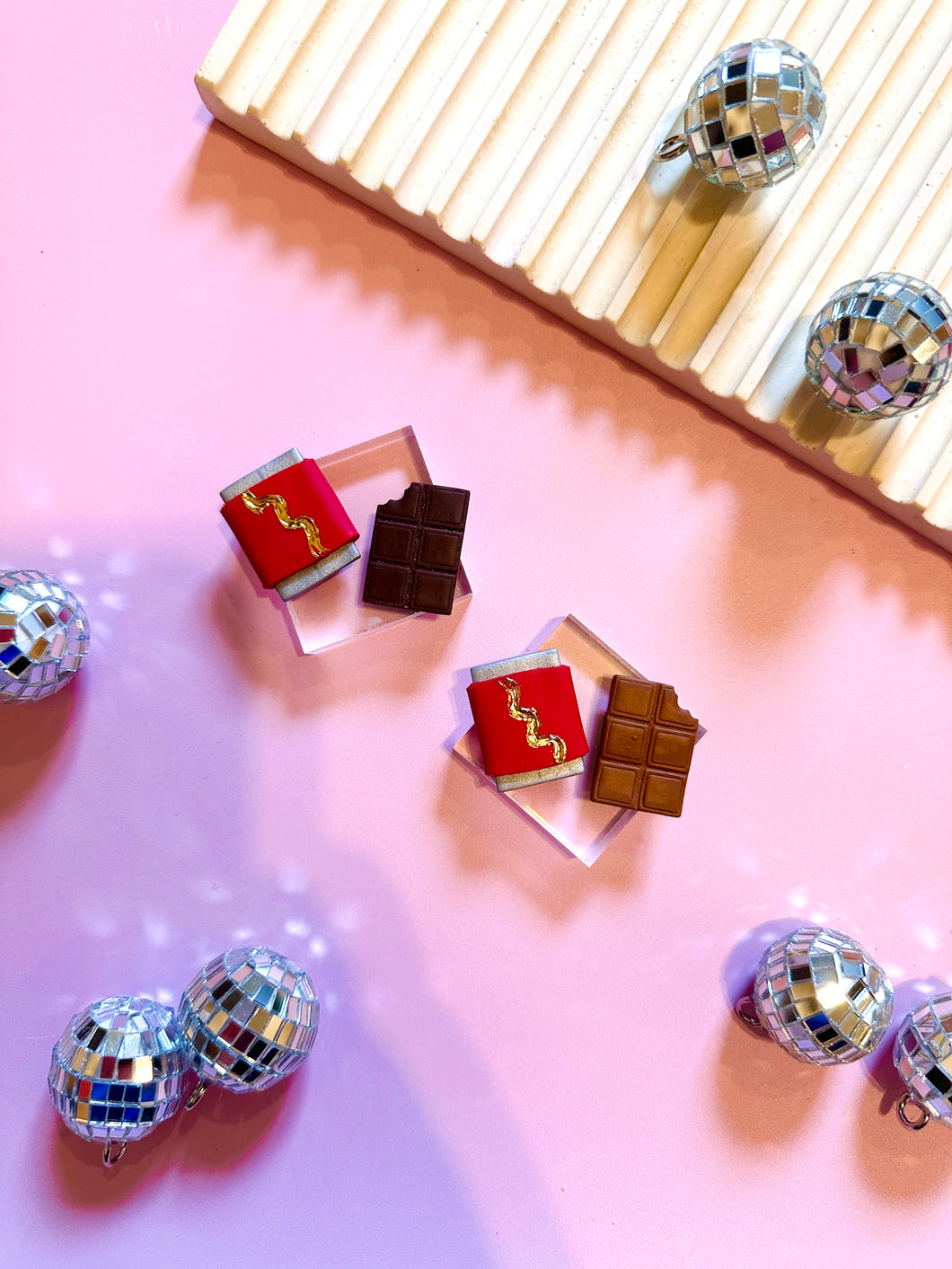 Chocolate Bar Studs