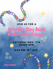 Load image into Gallery viewer, Handmade Earring Workshop: Polymer Clay Beads!
