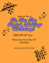 Load image into Gallery viewer, Handmade Workshop: Tic Tac Toe Boards!
