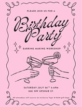 Load image into Gallery viewer, Handmade Earring Workshop: Birthday Party!
