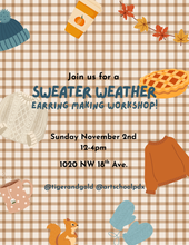 Load image into Gallery viewer, Handmade Earring Workshop: Sweater Weather Edition!

