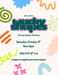 Handmade Earring Workshop: Wacky Shapes Edition!
