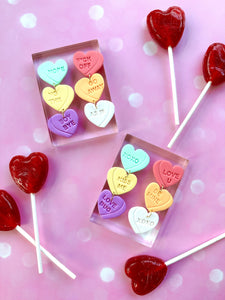 Sweet and Salty Conversation Hearts